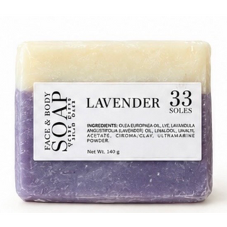 Jabón en Barra Artesanal 140g LAVANDA (Lavender Soap)