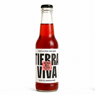 Kombucha Rosa de Jamaica Anís 355ml (Hibiscus & Star Anise)