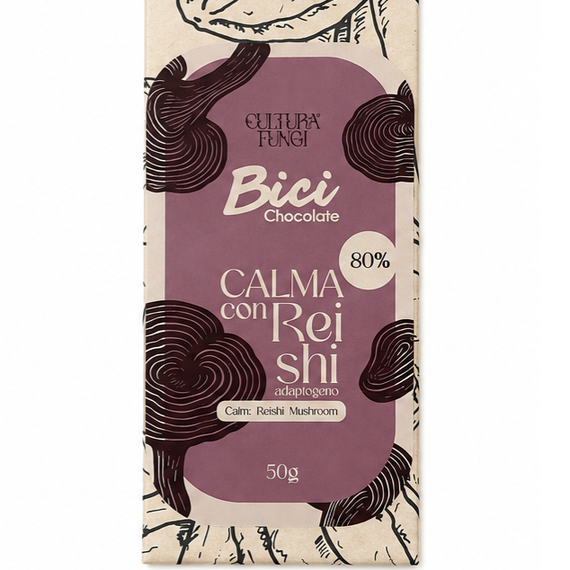 Chocolate oscuro 80% – Reishi (Reishi Mushroom Chocolate)