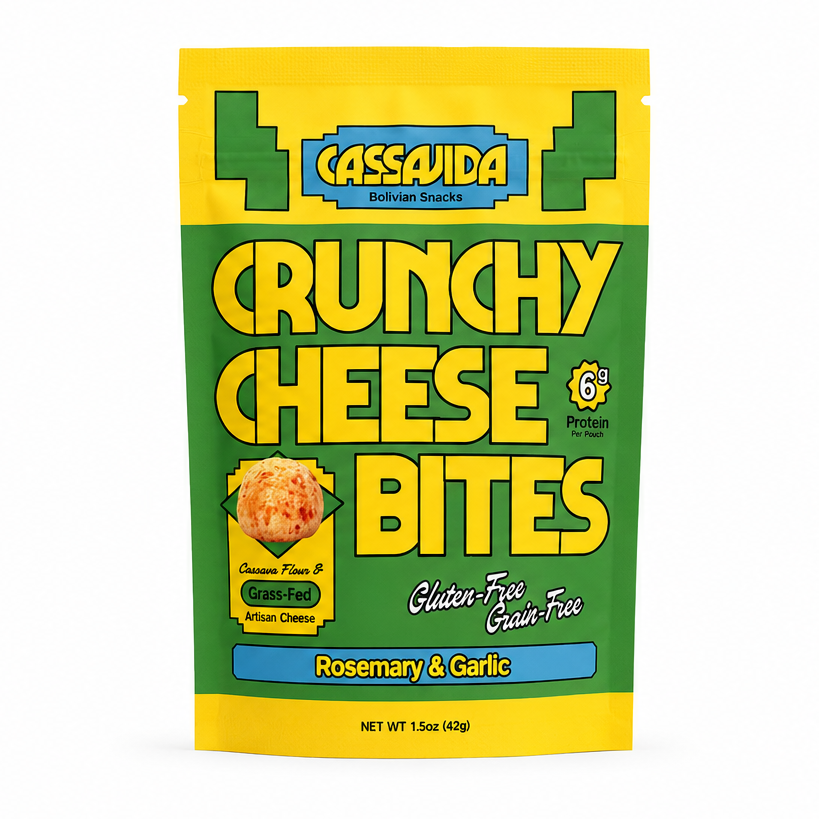     Bocaditos de Queso – Ajo Romero 42g (Cheese Bites – Rosemary Garlic)