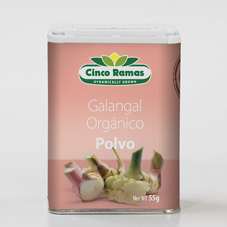 Galanga en Polvo 55g (Organic ground Thai ginger)