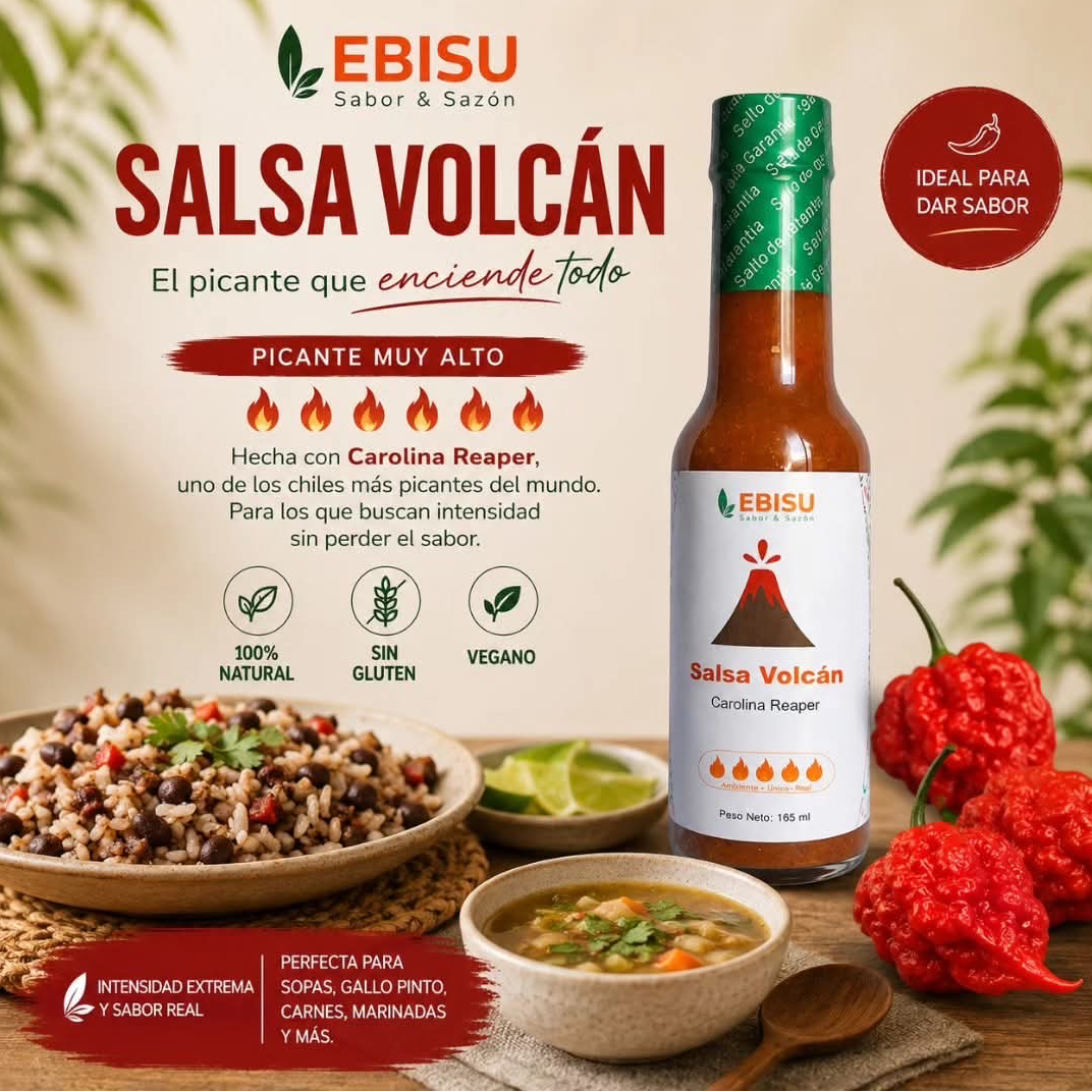 Salsa Volcán (Carolina Reaper - Extra hot)