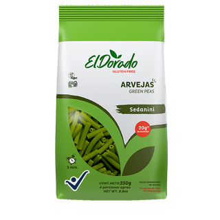 Pasta Arverjas Sedanini 250g (Green Peas Pasta)