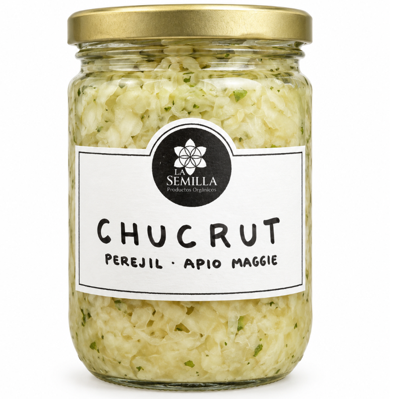  300g Chucrut Organico con Perejil & Apio Maggie (Sauerkraut with Parsley and Lovage)