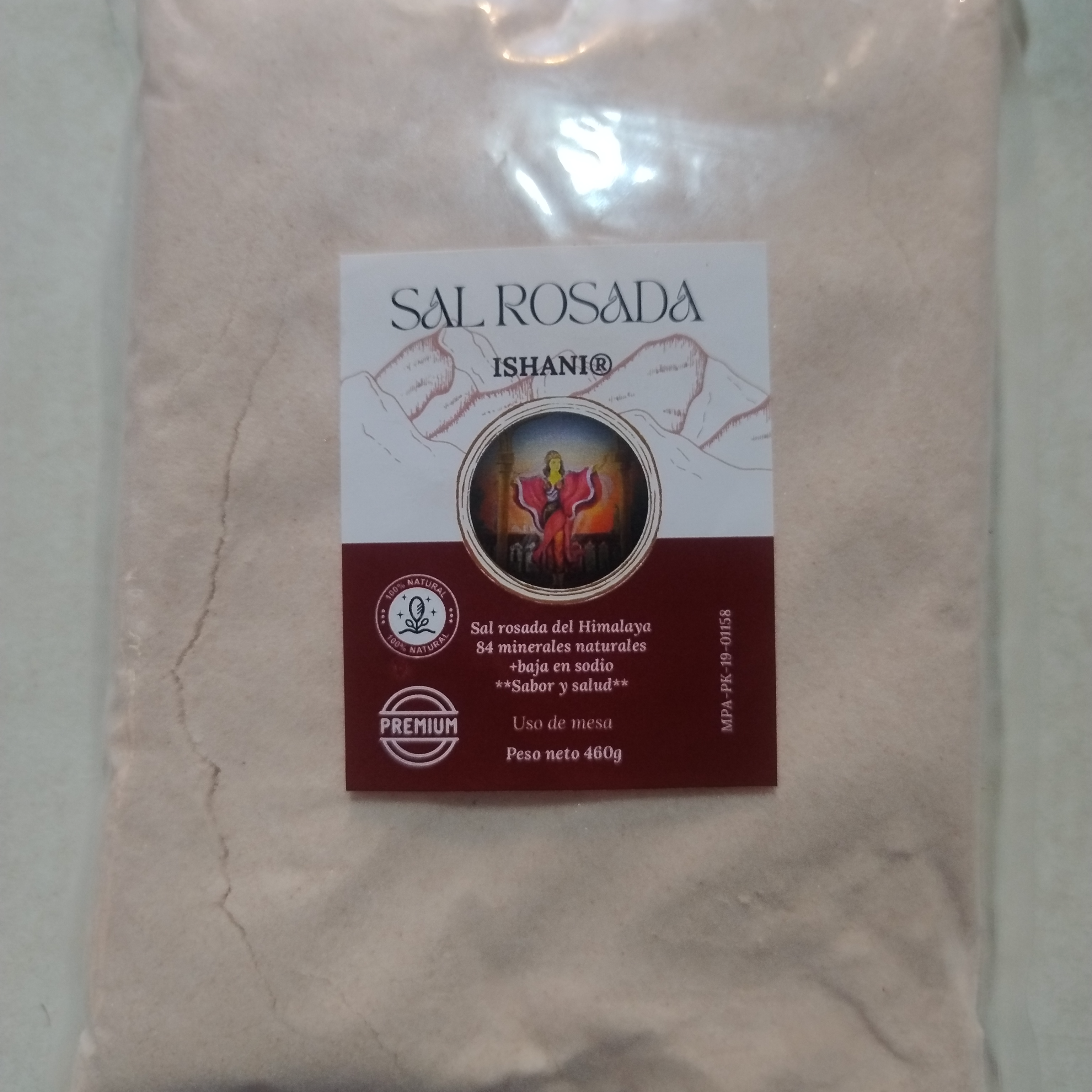 Sal Himalaya gruesa 460g (Pink salt)