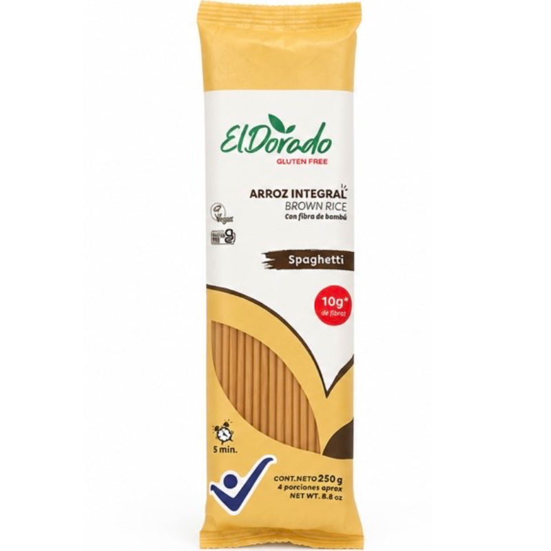 Spaghetti Arroz Integral 250g (Gluten Free Brown Rice Spaghetti)