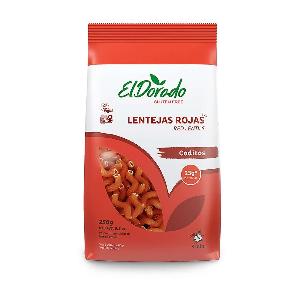 Pasta Lentejas Rojas 250g (Gluten Free Red Lentil Pasta)