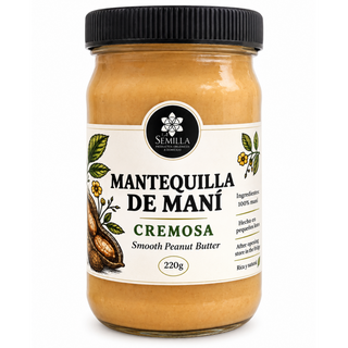 220g Mantequilla de Maní Orgánica (Organic Peanut Butter)