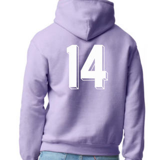 Wildcat Baseball Senior Mom *Lilac Hoodie* - Thumbnail 3