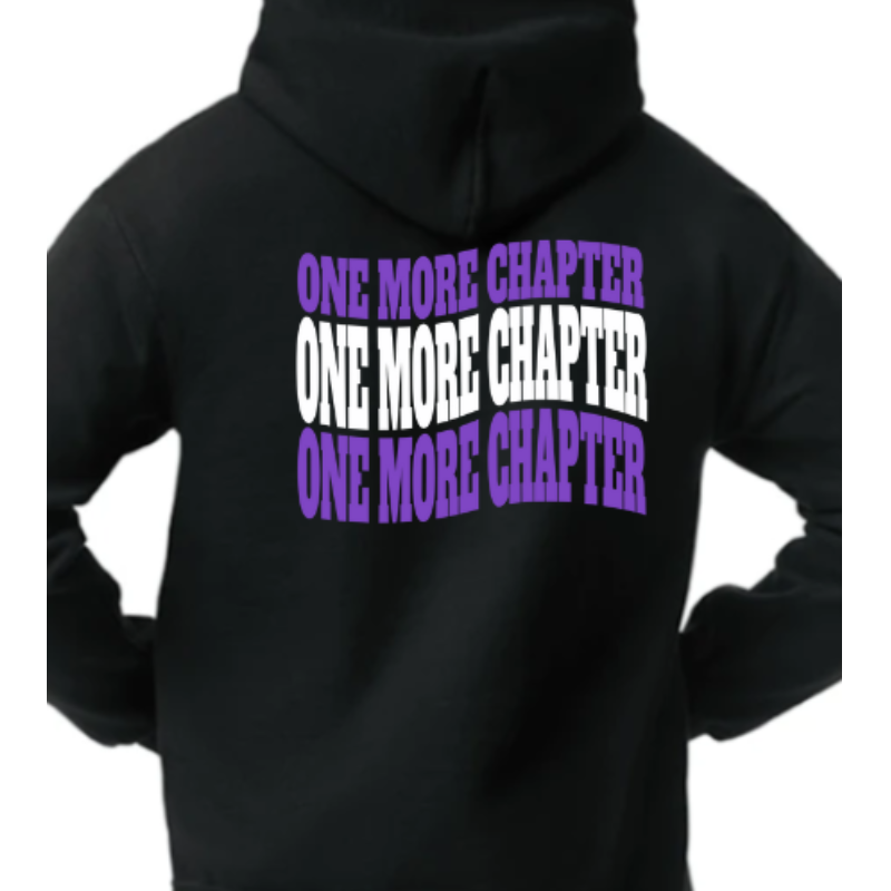 Wildcat One More Chapter *Front/Back/Sleeve [Black Gildan Crewneck Sweatshirt or Hoodie]  - Thumbnail (Preview) 3