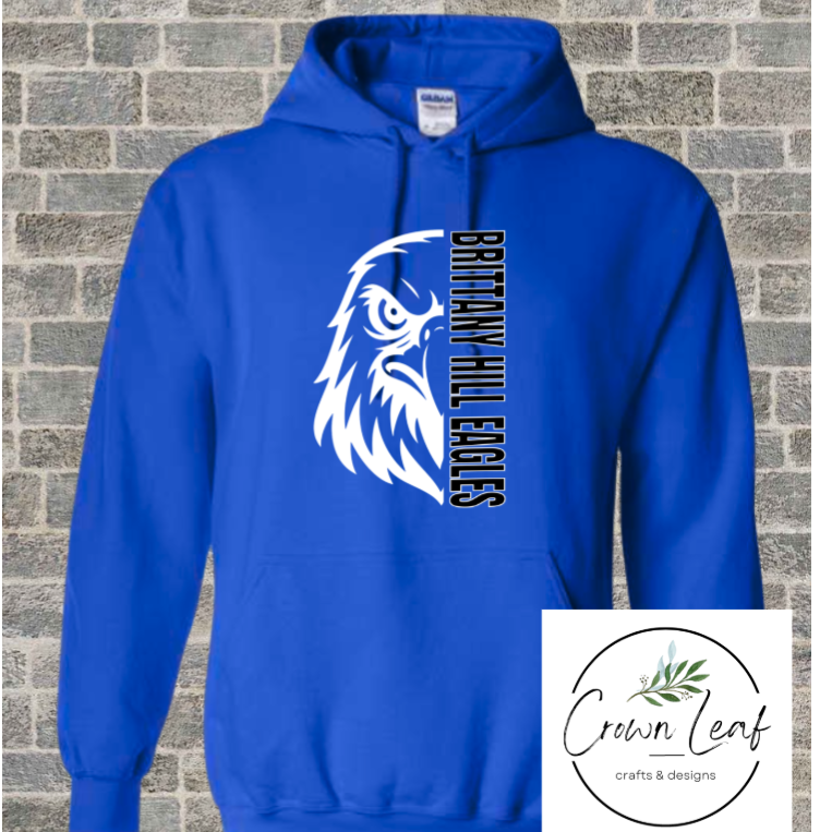 EAG/LES Brittany Hill on Black [Jerzees brand]