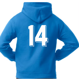 BSSHS Baseball Jaguar Mom Royal Blue Hoodie - Thumbnail 2