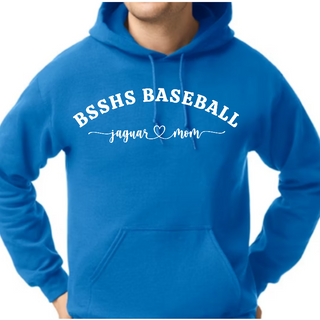 BSSHS Baseball Jaguar Mom Royal Blue Hoodie