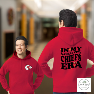 In My Kansas City Chiefs Era Red [Gildan Softstyle Heather Red Tee, Gildan Red Crewneck, Hoodie, or Long-Sleeve Tee] - Thumbnail 3