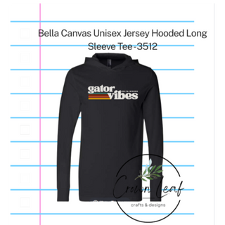 gator vibes Delta Woods on Black