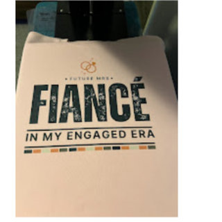 In My Engaged Era [Pink Gildan Softstyle Tee, Crewneck Sweatshirt, or Hoodie]  - Thumbnail 3