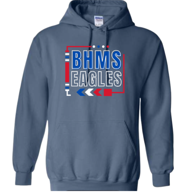 BHMS Eagles Red, White, Blue Arrows