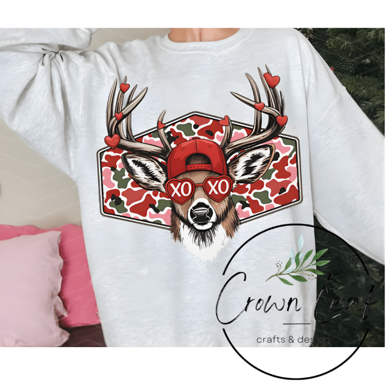 Camo Deer Valentine