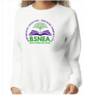 BSNEA Where Knowledge Grows [White or Black Gildan Softstyle Tee, Crewneck Sweatshirt, or Hoodie]  - Thumbnail 4