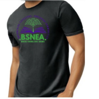 BSNEA Where Knowledge Grows [White or Black Gildan Softstyle Tee, Crewneck Sweatshirt, or Hoodie]  - Thumbnail 3