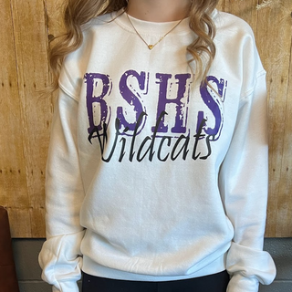 BSHS Wildcats [White Gildan Softstyle Tee, White Gildan: Crewneck or Hoodie]  - Thumbnail 3