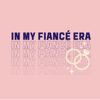 In My Fiancé Era [Pink Gildan Softstyle Tee, Crewneck Sweatshirt, or Hoodie] 