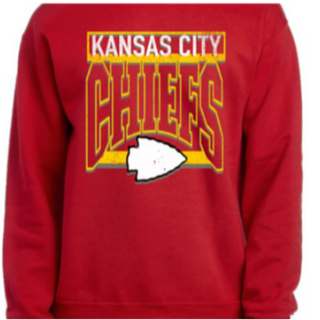 Kansas City Chiefs *Swift Inspired [Red Gildan Long-Sleeve Tee, Crewneck Sweatshirt, Hoodie or Bella Canvas Heather Red Tee] 