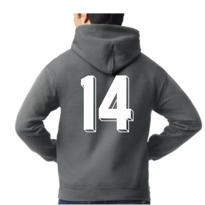 Wildcat Baseball Senior Mom *Charcoal Hoodie*  - Thumbnail (Preview) 3