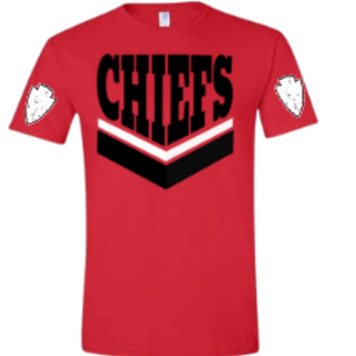 Chiefs Bold Design [Bella Canvas Heather Red Unisex Tee]