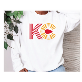 KC Striped Lines Mini Arrowhead