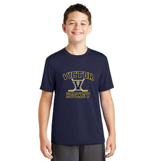 YOUTH Short Sleeve Sport-Tek Shirt (NAVY) 