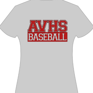 Light Grey AV Baseball T-Shirts - Copy 1