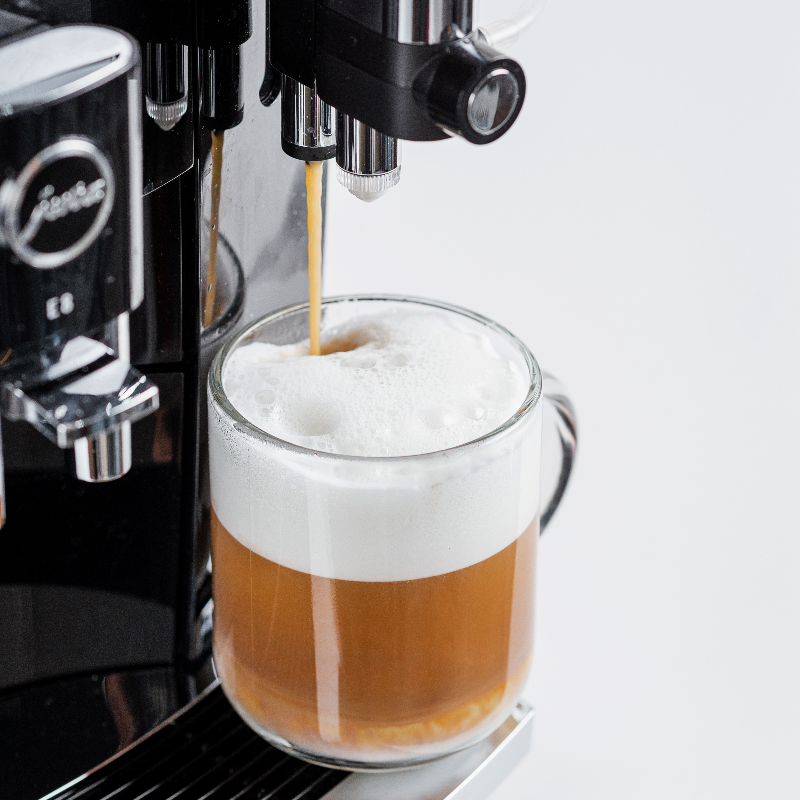 Café Latte Machiatto + Leche de Almendras