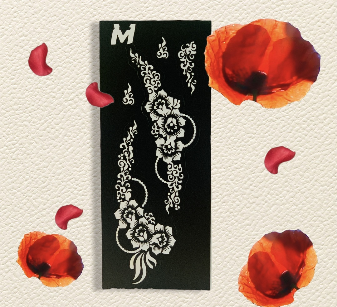 Roha Cast Henna Stencil 