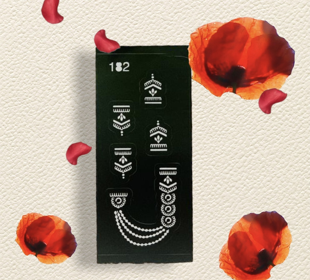 Roha Cast Henna Stencil 