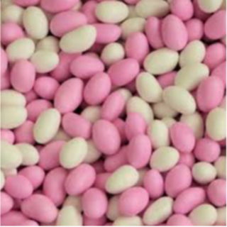 Pink n White Almonds