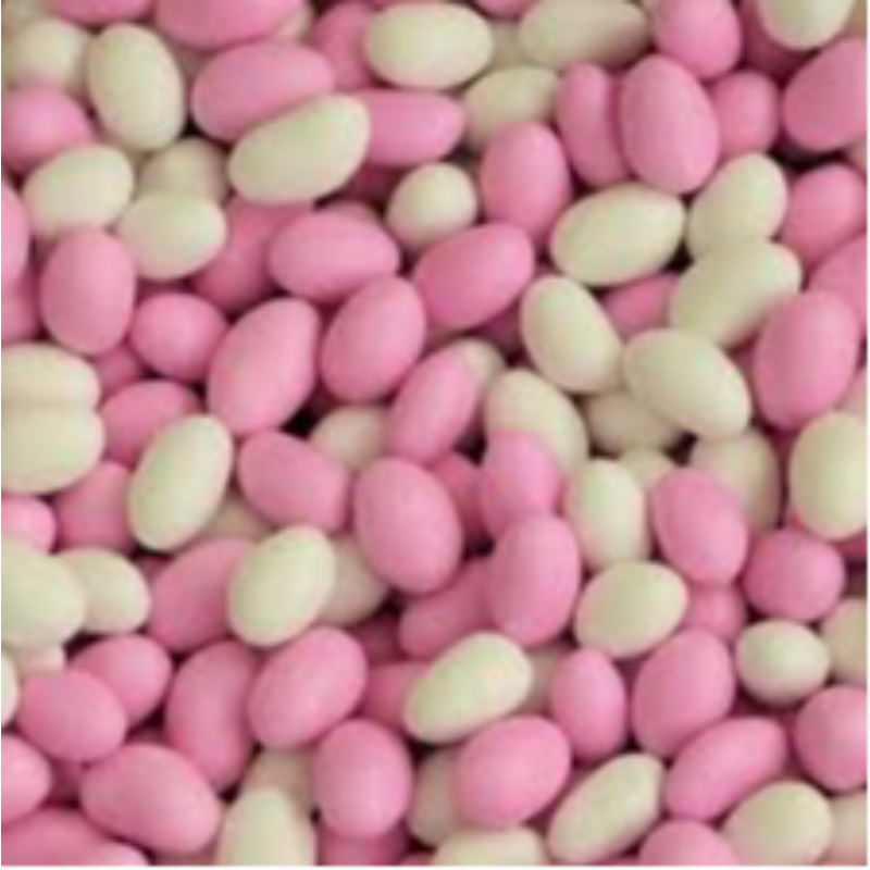 400g Pink n White Almonds