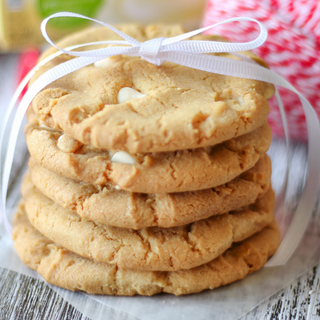 Cheesecake Pudding Cookies with White Chocolate Chips