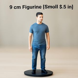 9 cm Figurine ( Small 3.5 in)