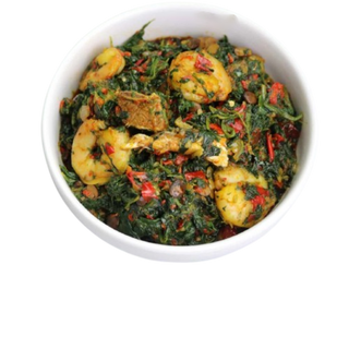 Efo Riro with Fish