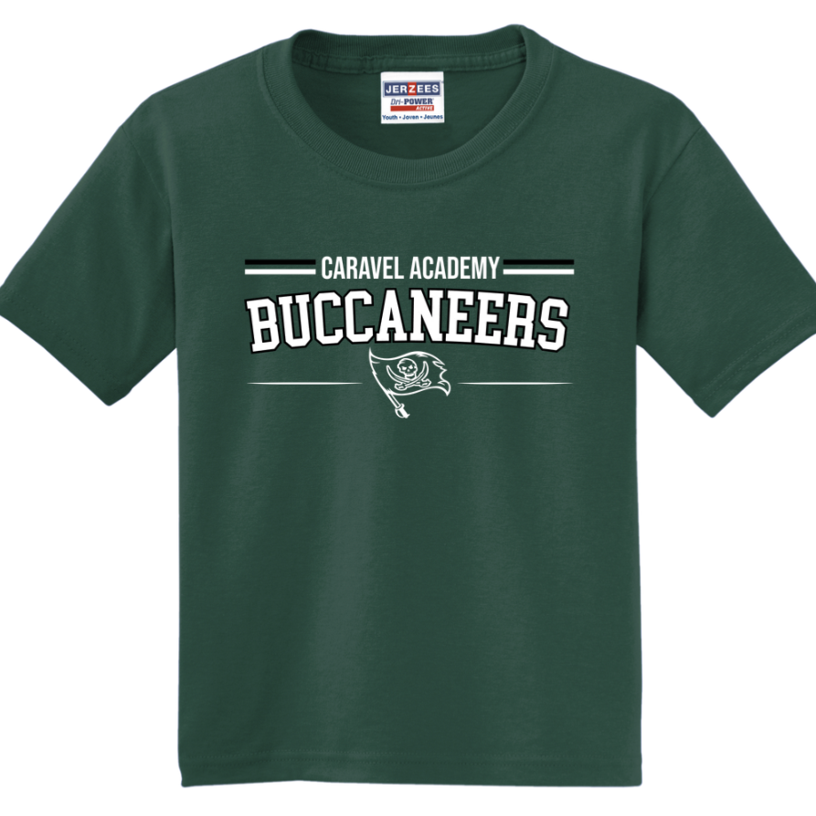 Jerzees 50/50 tee - Green (Youth & Unisex)