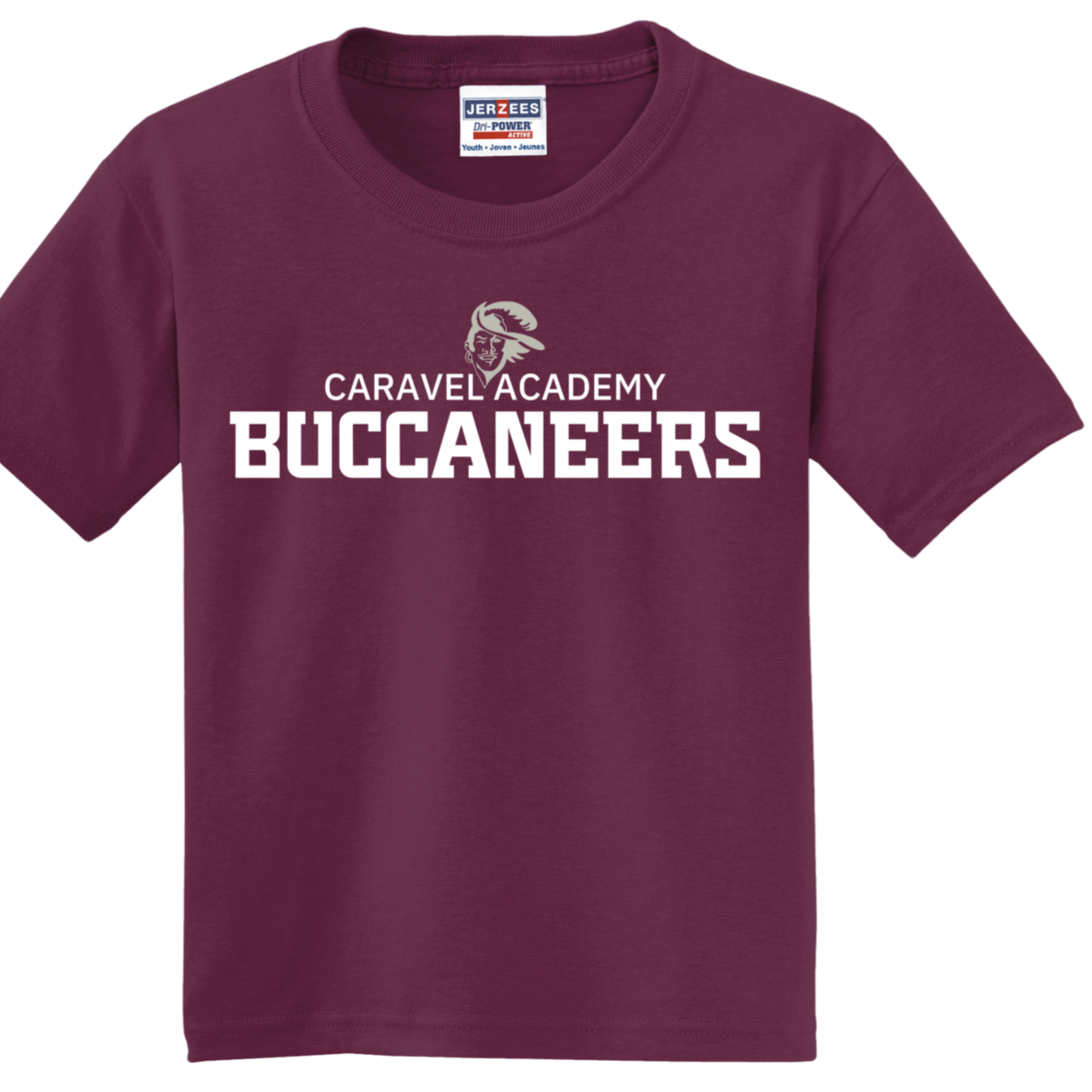 Jerzees 50/50 tee - Maroon (Youth & Unisex)