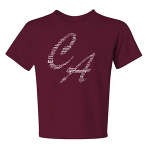 Jerzees 50/50 tee - Maroon - Sportsmanship (Youth & Unisex)