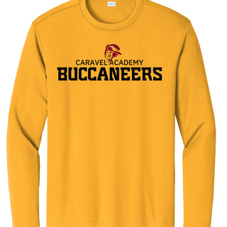 Sport Tek Unisex Dri fit long sleeve tee - Yellow (Adult sizes)