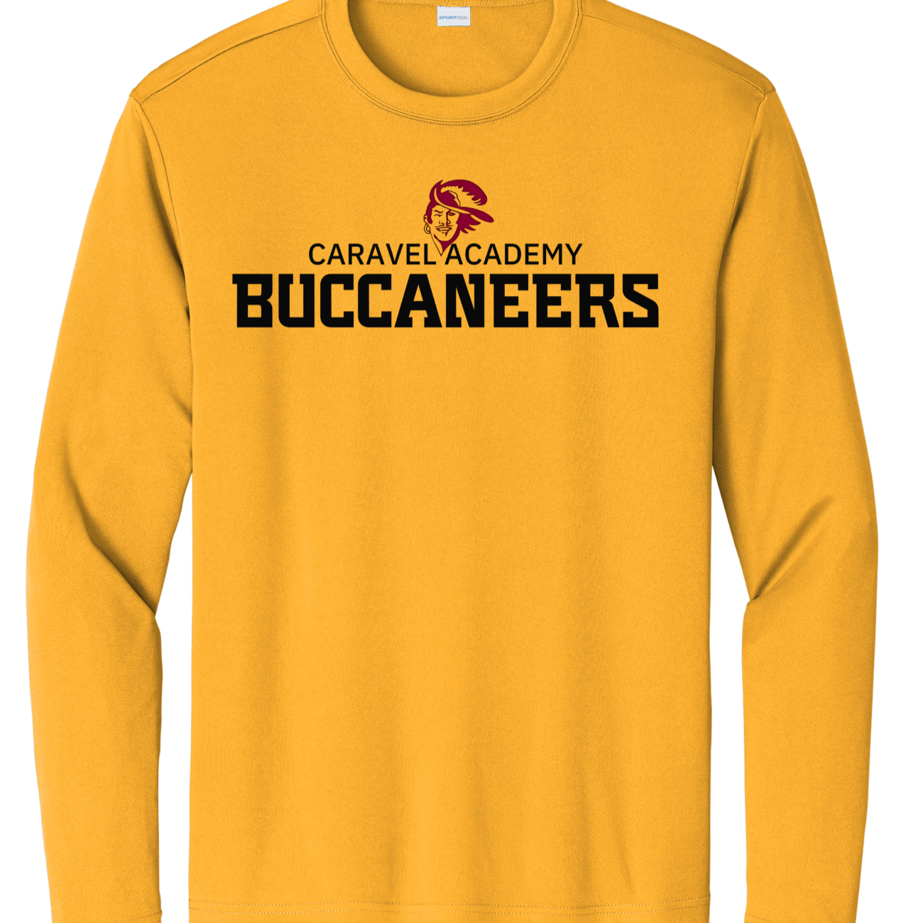 Sport Tek Unisex Dri fit long sleeve tee - Yellow (Adult sizes)