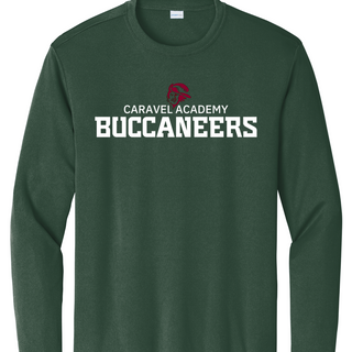 Sport Tek Unisex Dri fit long sleeve tee - Green (Adult sizes)