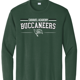 Sport Tek Unisex Dri fit long sleeve tee - Green (Youth & Unisex Adult)