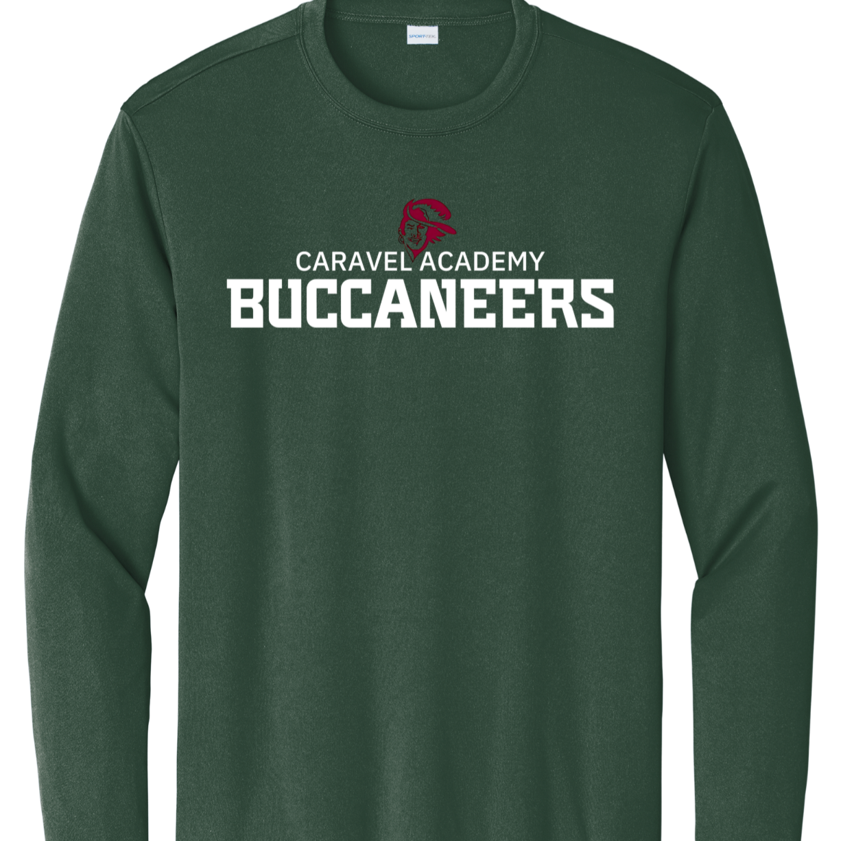 Sport Tek Unisex Dri fit long sleeve tee - Green (Adult sizes)