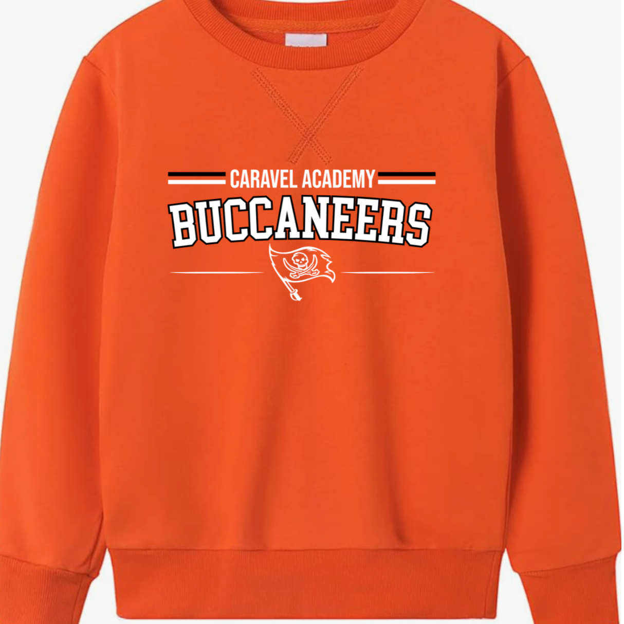 Spring & George Youth Crewneck Sweatshirt - Orange