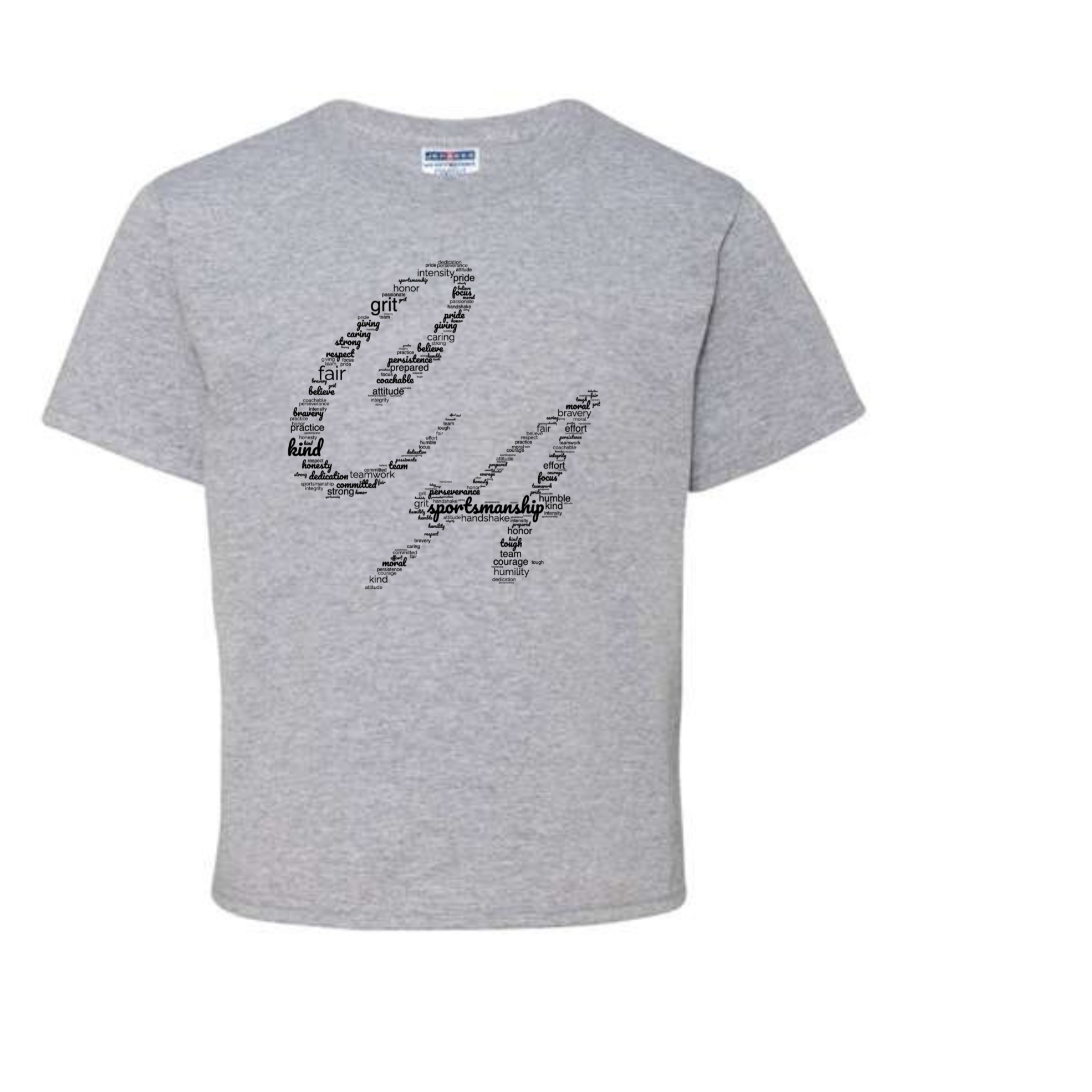 Jerzees 50/50 tee - Grey - Sportsmanship (Youth & Unisex)